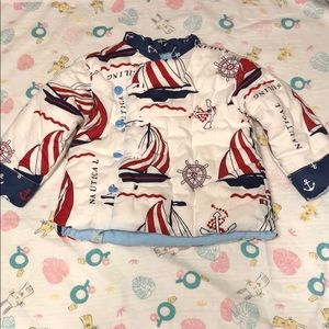 Navy winter outerwear